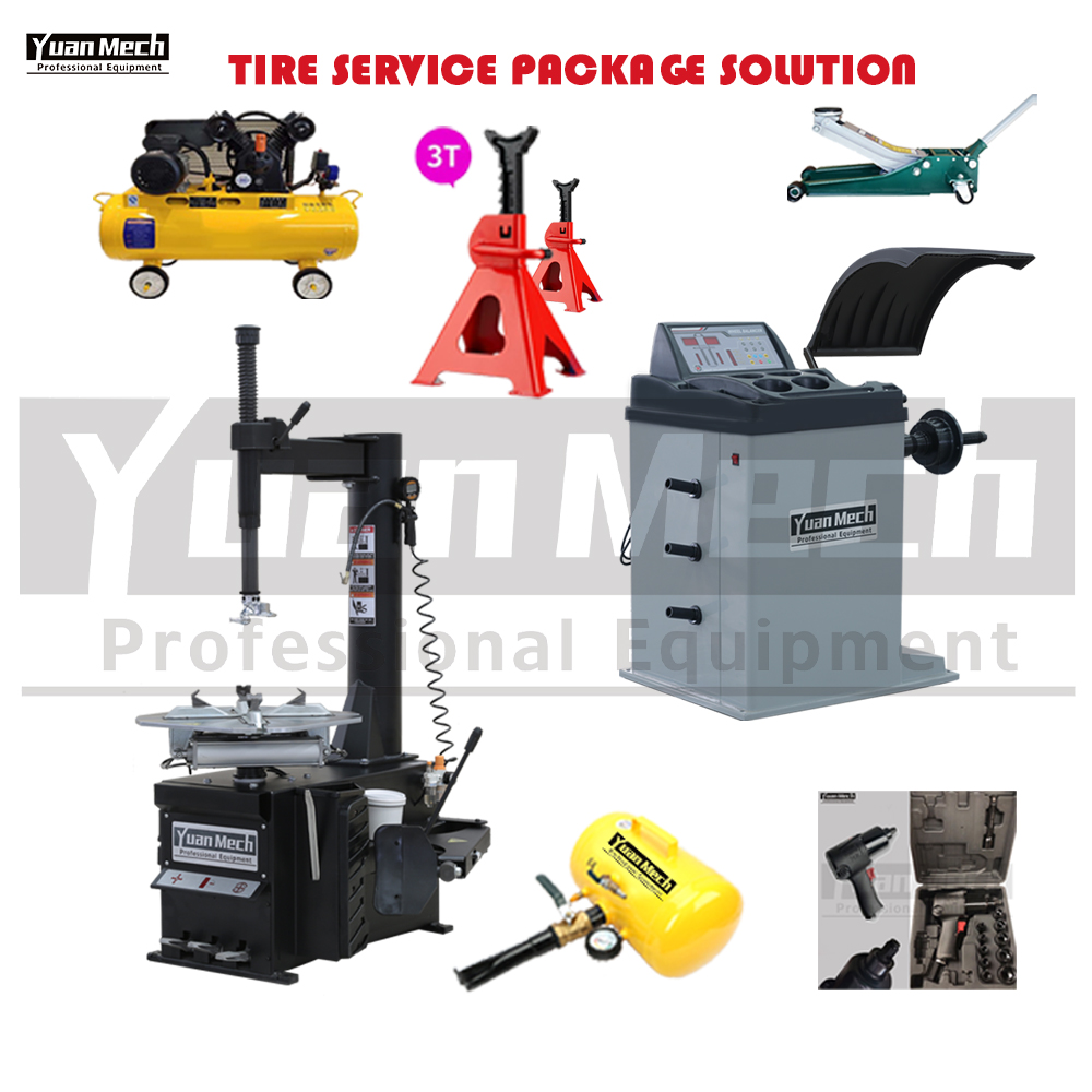 Tire Fitting Equipment Tyre Changer Machine Combo