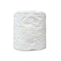 Papier de tissu roulé imprimé de toilettes en pâte de bambou personnalisée