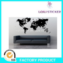 new arrival world map with pin drops wall sticker world map