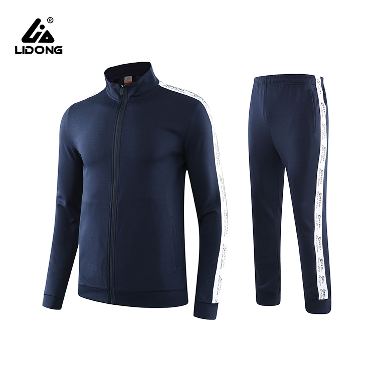 Trackpant e Track Jacket Jogger Gym Conjunto de roupa casual