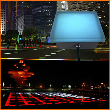 colorful led brick lights for square