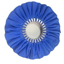 Blue Bias Cloth buffing wheel