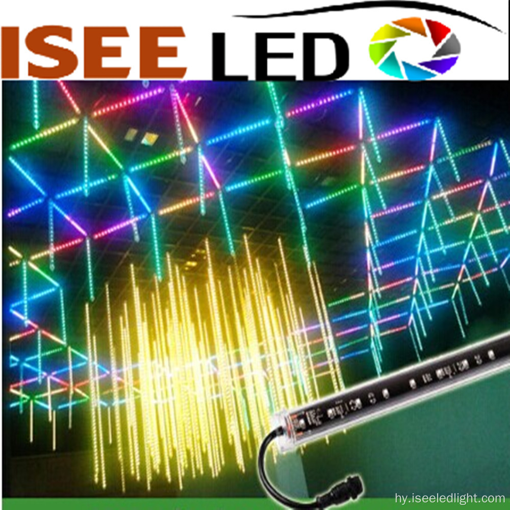 Բացօթյա 5050 RGB LED 3D CE ուղղահայաց խողովակ