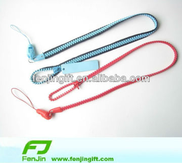 plastic zipper neck lanyard