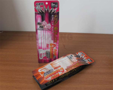 Electronic products packaging bag with zip lock