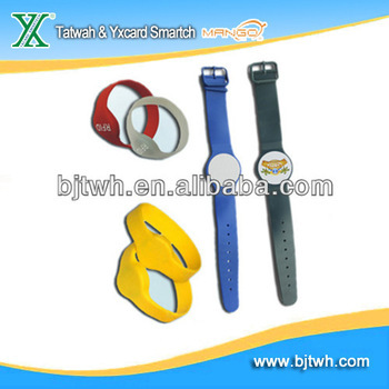 Logo printing silicone RFID wristbands