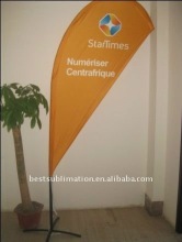 outdoor teardrop fly flag stand