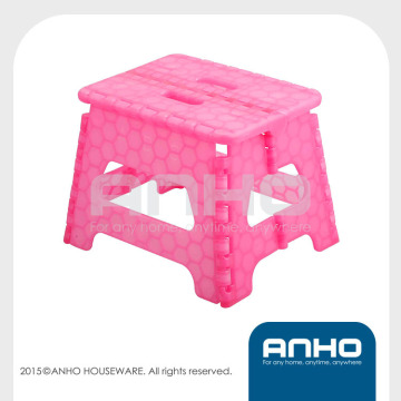 Folding sturdy plastic childs step stool