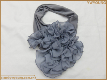 dark color chiffon lady scarf