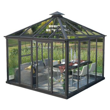Customized Aluminum Triangle Roof Glass Sunrooms