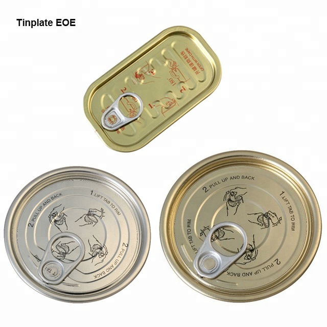 Fish Can Eoe/Metal Tins with Lids/Canned Food Easy Open End - China Easy  Open Ends, Tinplate / TFS Ends