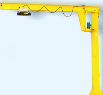 Workshop Used Floor Mounted Electric Hoist Jib Crane