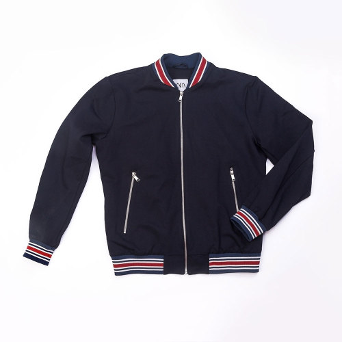 Men`s knit bomber jacket