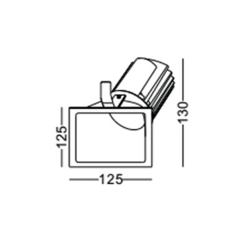 LEDER Watt Brilliant Square 12W LED Downlight