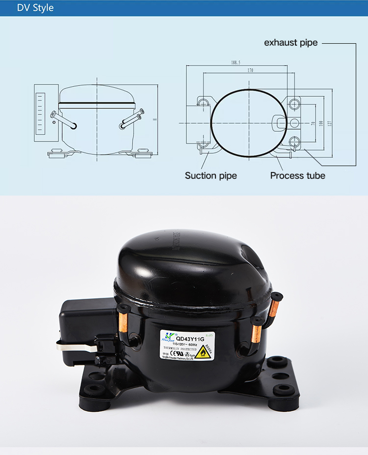 industrial air lg refrigerator compressor r600a