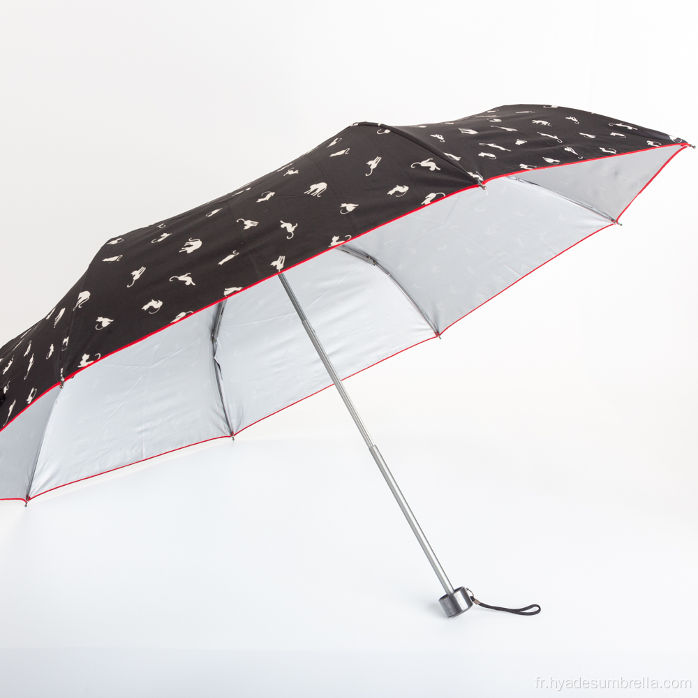 Cadeau de parapluie pliable manuel pour femmes de qualité supérieure