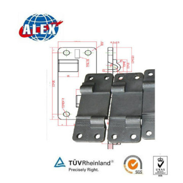 Rail Tie Plate For Railway system, Fastener Rail Tie Plate , High potency new design Rail Tie Plate