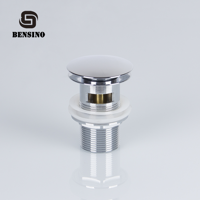 Bathroom Sink Strainer Pop Up Waste Bathtub Drainer Drain Plug With Overflow Hole