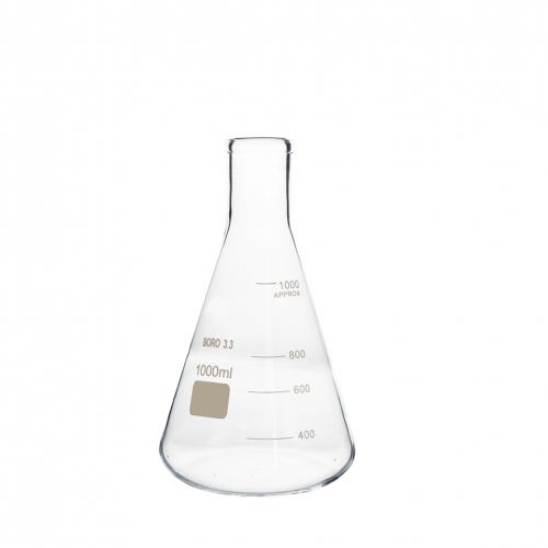 Borosilicato vetro 3.3 Erlenmeger conico 1000 ml