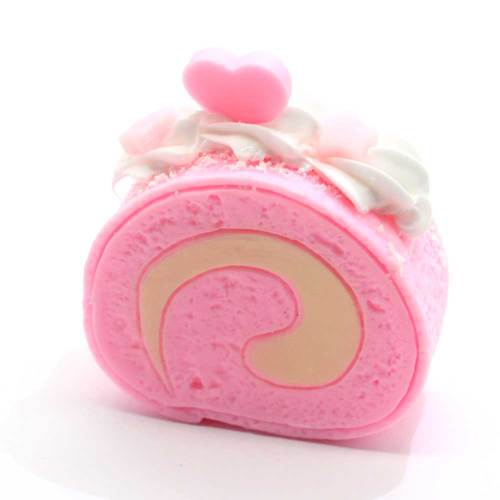Simulation Cake Roll Fruit Cake Miniature Figurines Resin Craft Photography Props Αξεσουάρ διακόσμησης σπιτιού