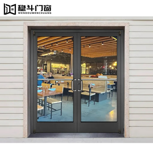 NFRC Certified Double Tempered Glass Commercial Doors
