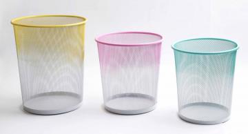 Wire Metal Mesh Office Organizer Dustbin Wastebin