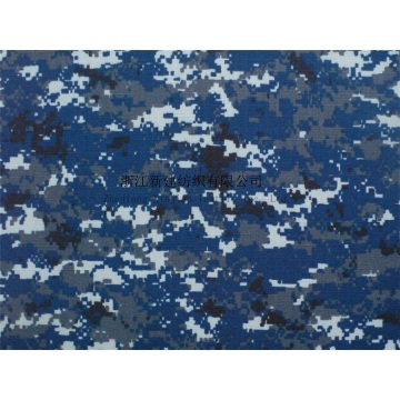 CVC Navy Camouflage Fabric for Middle East