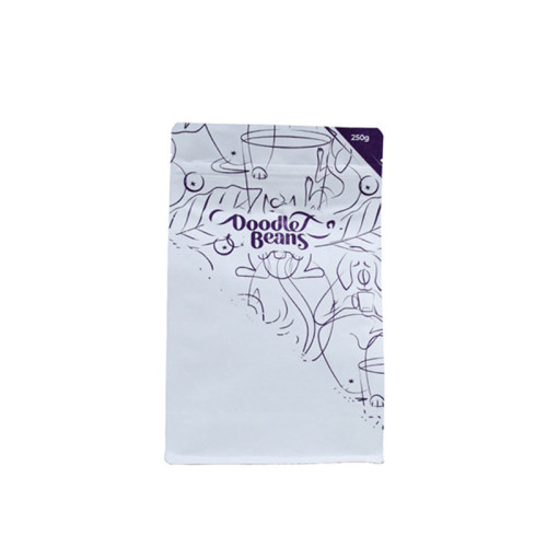 Белая индивидуальная застежка -молния прозрачная пластиковая бумага упаковочные пакеты Kraft мешки на заказ бумажные пакеты с ручкой