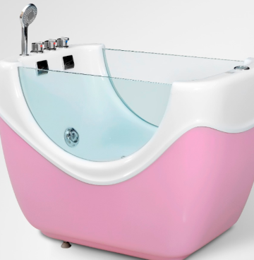 Plastic pet bath tub for dog shower