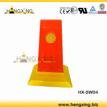 HX-SW04 Orange Yellow Plastic Road Switch Sign Board
