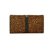 Exquisite Handicraft Ladies Leather Wallets With Leopard Pr