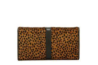 Exquisite Handicraft Ladies Leather Wallets With Leopard Pr