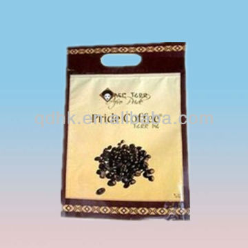 Quad-sealing coffee been handle bag