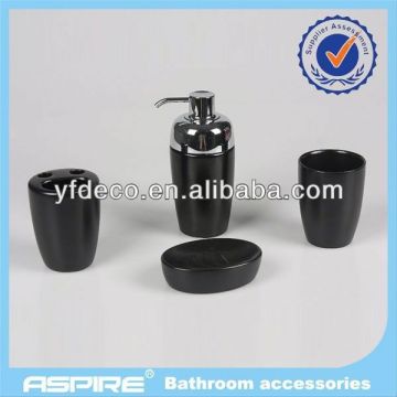 ceramic bathroom sets brown