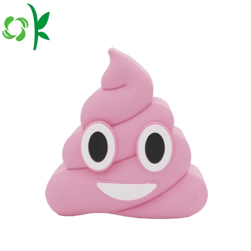 Divertente custodia Emoji in silicone Powerbank Custodia da viaggio Charg-pal