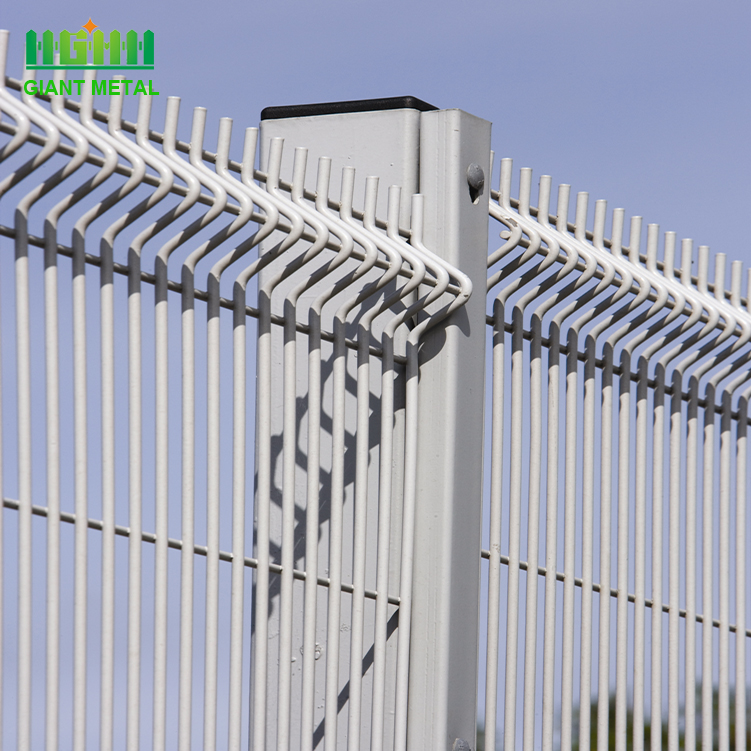 Commercial Galvanized Steel Welded Curved Wire Mesh Fence