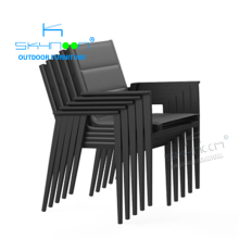 High-Quality Stackable Outdoor Dining Chairs - Fashionable Sling Chairs for Wholesale