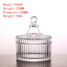 glass bottle candy jar household hotel snack