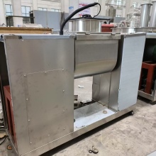 Horizontal pasty mixer machine