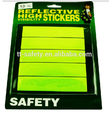 PVC reflective dogfoot print sticker reflective smile sticker reflective bike stickers