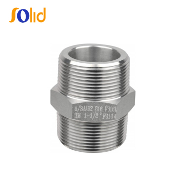 Stainless Steel Hexagonal Equal Nipple