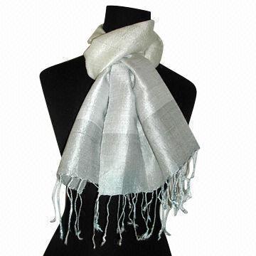 Silk Shawl, Hand Loomed, Fashionable, Luxury, Pure Silk, Shantung Style