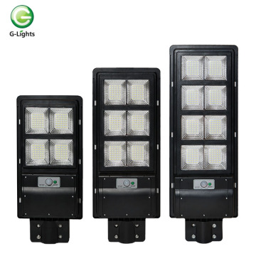 ABS 120w 180w 240w Giá đèn đường Led năng lượng mặt trời tất cả trong một