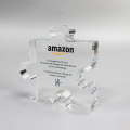 APEX Custom Shapes Transparent Blank Acrylic Award Plaque