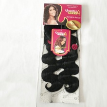 Best selling, Brazilian body wave 4pcs synthetic hair weaving bundles with 1pc synthetic closure,Quattro indian curl blend hair