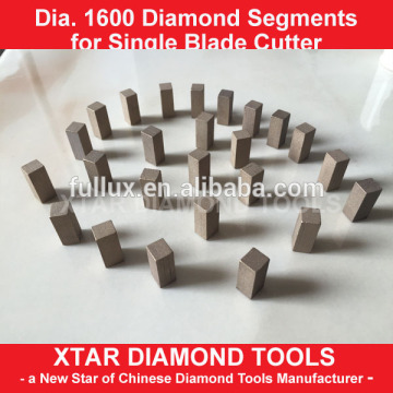 1600mm diamond segments for block cutting block cutting segments