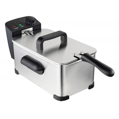 Electric Deep Fryer 2000W нержавеющая сталь с корзиной