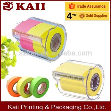 office essential sticky note rolls, meeting memo sticky notes rolls, work remarks sticky note rolls, low price made in China