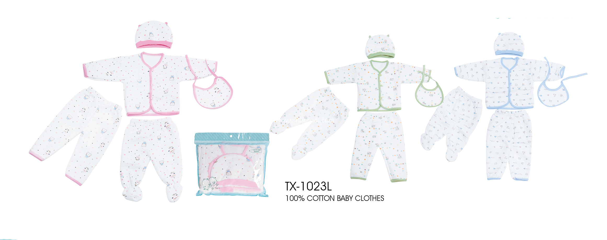 5 pcs baby clothes set