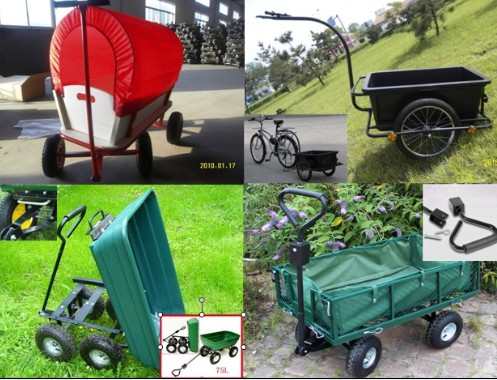 Garden Tool Cart & Wagon &Big Foot Garden Wagon Cart & Folding Hand Cart &